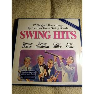 72 Original Swing Hits - (6) LP Box Set (Readers 1969 RDA76-A) LP Vinyl Mint.